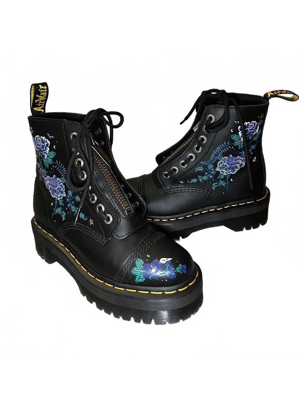 Dr. Martens Sinclair Mystic Floral Platform Boots Women’s 6